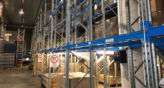 Second hand APC pallet racking used