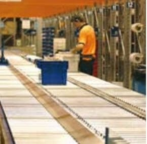 Conveyor Order fulfillment in distribution centre