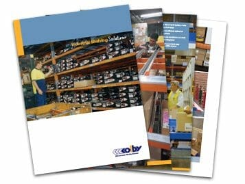 Industrial shelving solution brochure