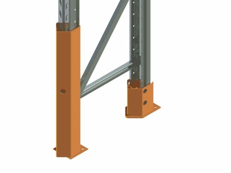 pallet racking frame protection colby protect a rack